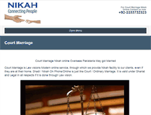 Tablet Screenshot of 786nikah.com